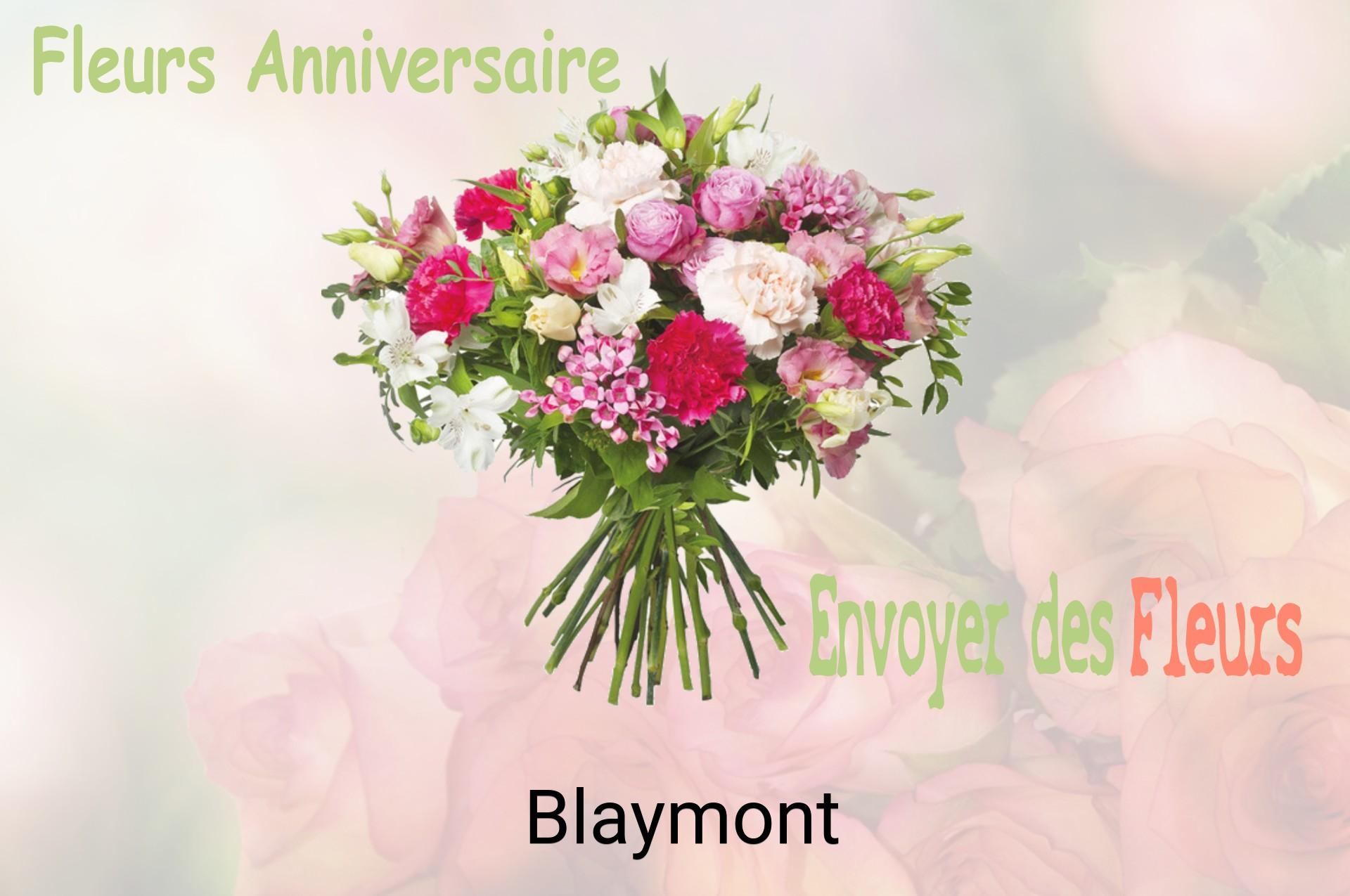 Bouquet de fleurs d’anniversaire livré à Blaymont